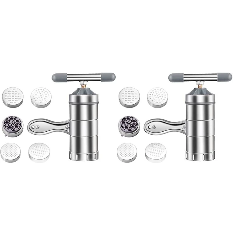 A56T-2X Noodle Making Machine,Stainless Steel Manual Noodles Press,Machine Pasta Maker,Noodle Mould