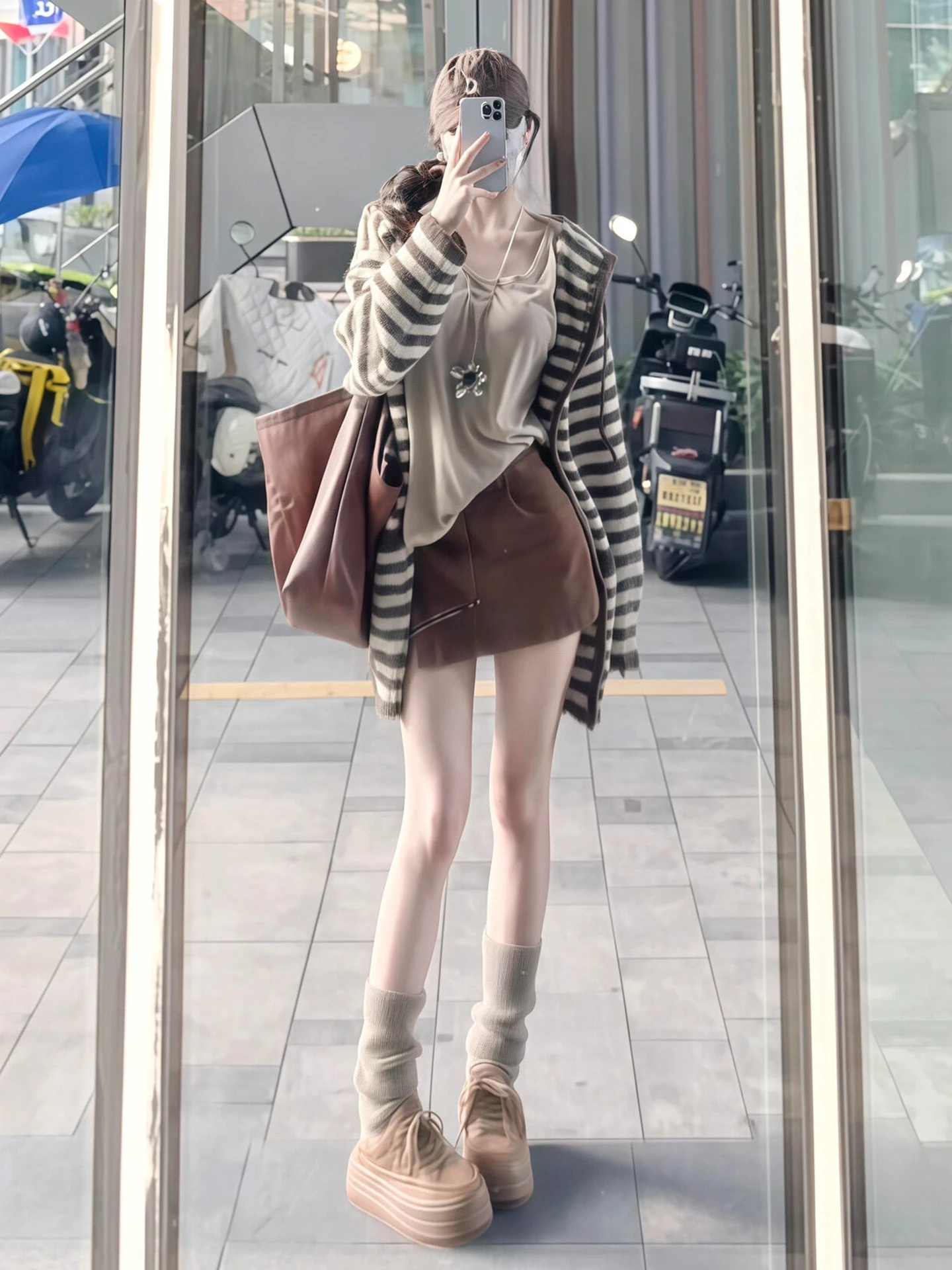 

Корейская полосатая толстовка с капюшоном Lazy Color Blo, женский свободный открытый кардиган, верхняя одежда, осень-зима, Новое поступление, модное