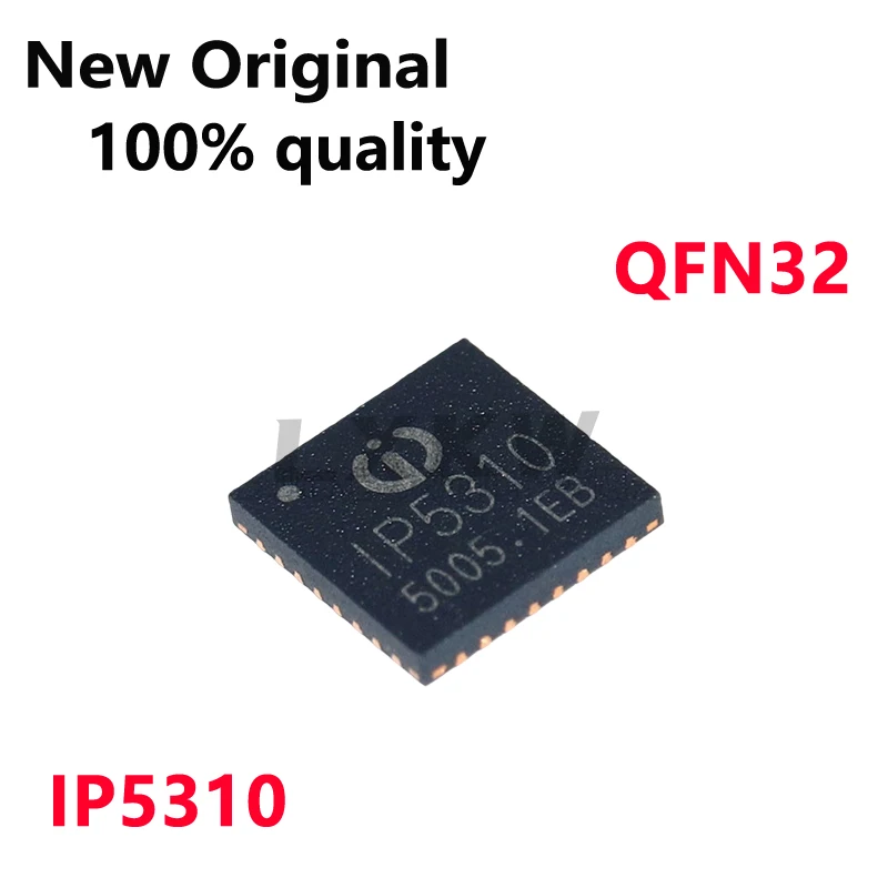 5~10/PCS New Original IP5310 QFN-32 3.1A Discharge integrated boost conversion lithium battery chip In Stock
