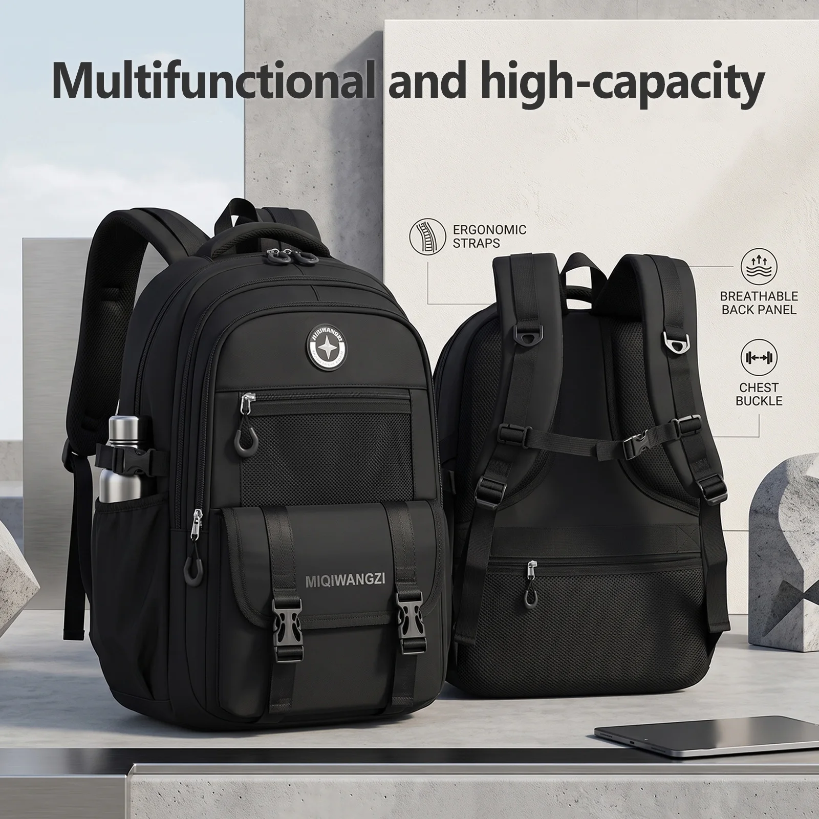 School Backpack Teen - Erkek ve Kız Çocukları için Trend