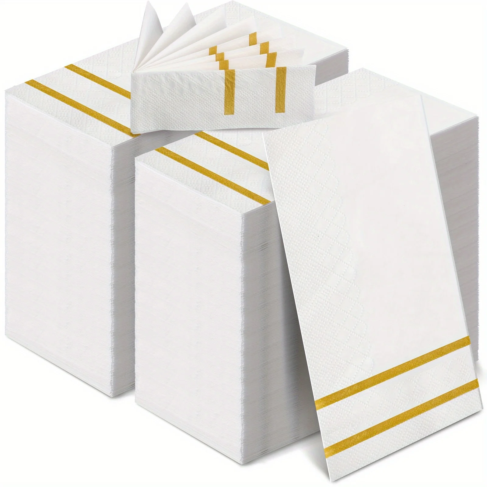 

400 Pack Disposable Guest Towels For Bathroom Paper Hand Towels Bulk Elegant Dinner Napkins Decorative Paper Napkins For Bathroo