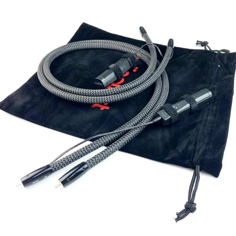 Wind Analog RCA to XLR Cable with Carbon 72V Battery for Amplifier CD Player DAC