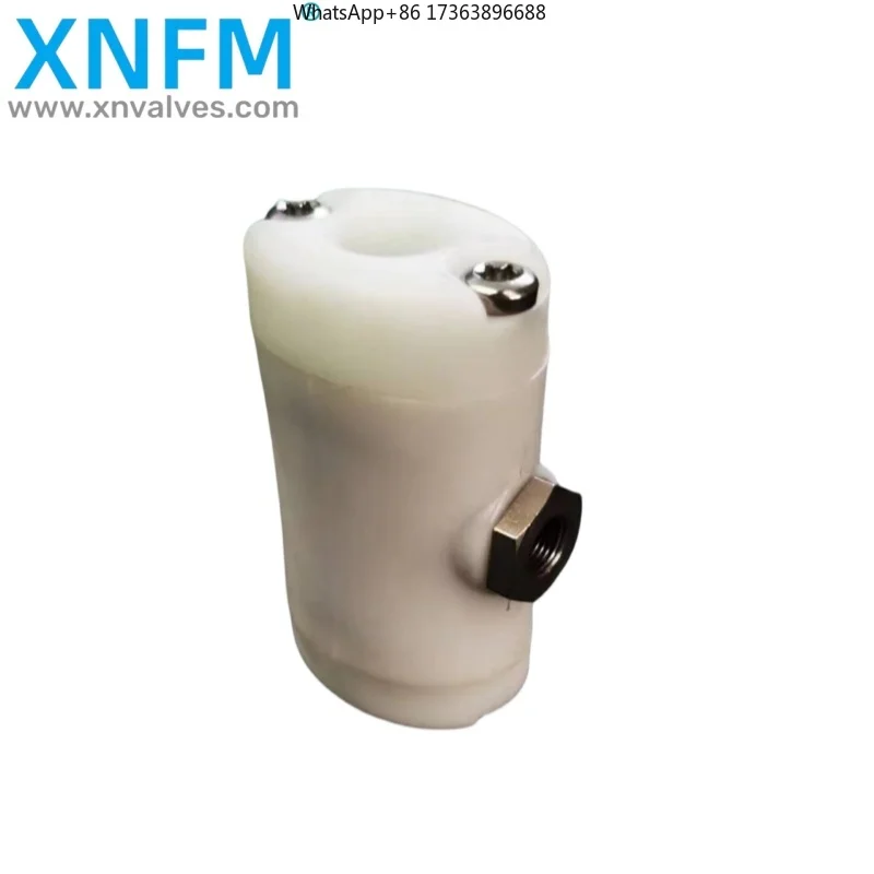 Pneumatic Pinch Valve Anti-Corrosion Feature POM Body Threaded Ends Abrasion-Resistant Control