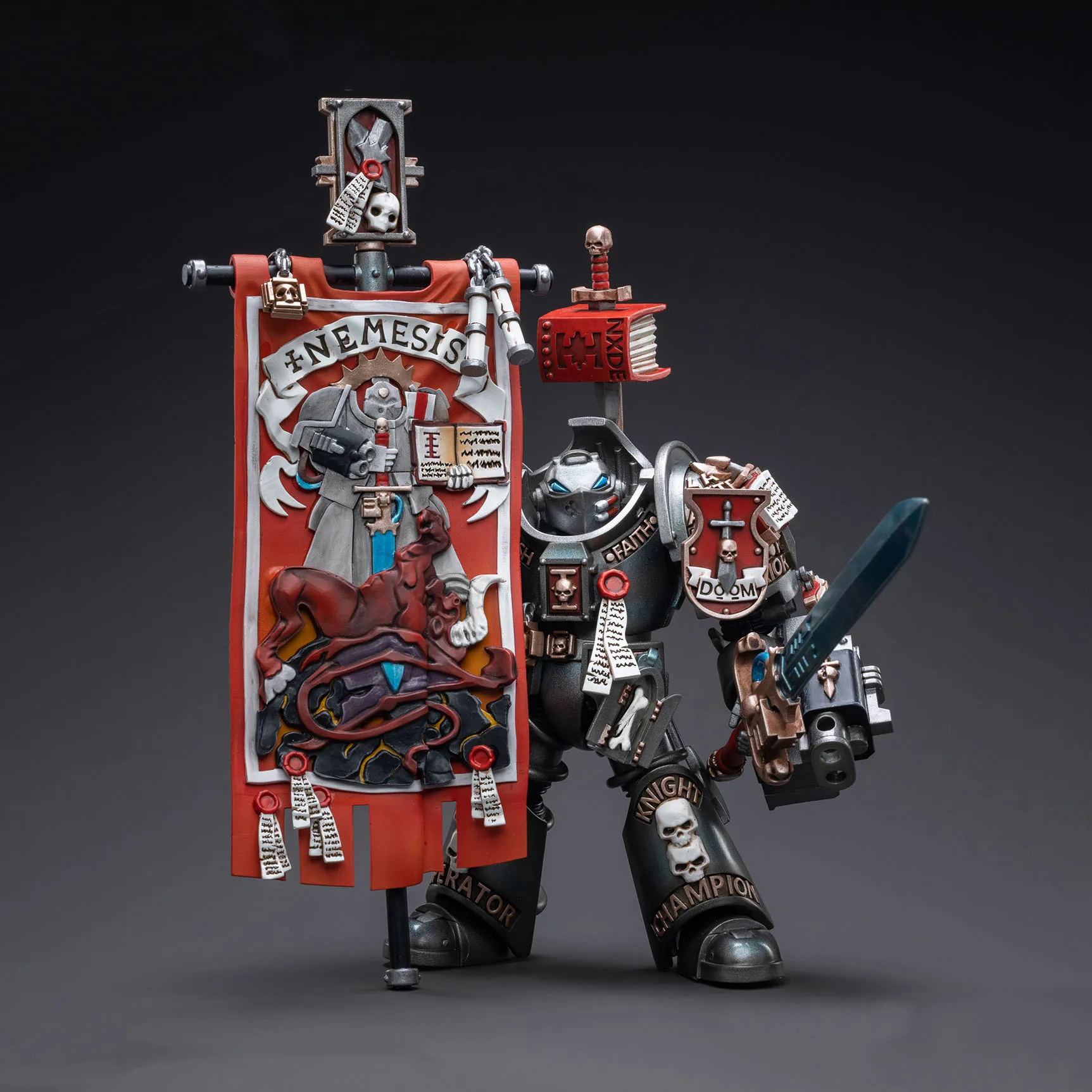 JOYTOY 1/18 Grey Knights Brotherhood Terminator Original Action Figure Collection Model Toy - Image 3