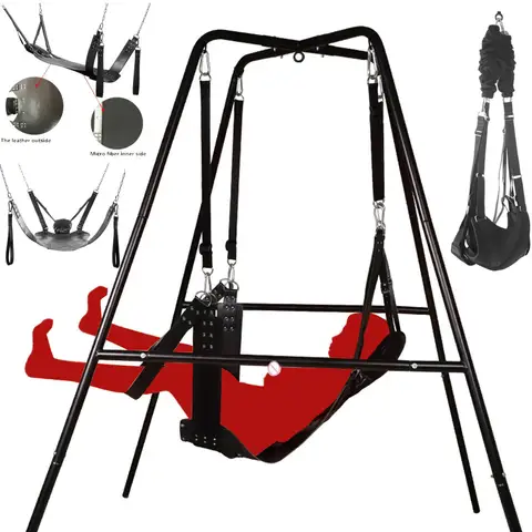 Huśtawka erotyczna dla dorosłych, gry erotyczne dla par, seksowne akcesoria, krzesło, krępujące, ograniczenia rąk i nóg, akcesoria BDSM, zabawki, narzędzia do gier SM.