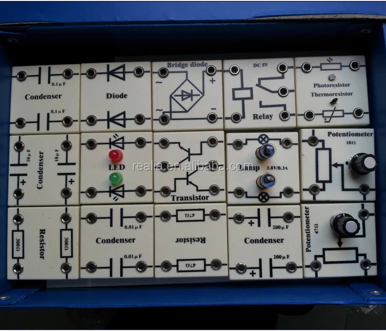 Semiconductor characteristic experiment kit,Experiment circuit board, Physics circuit board