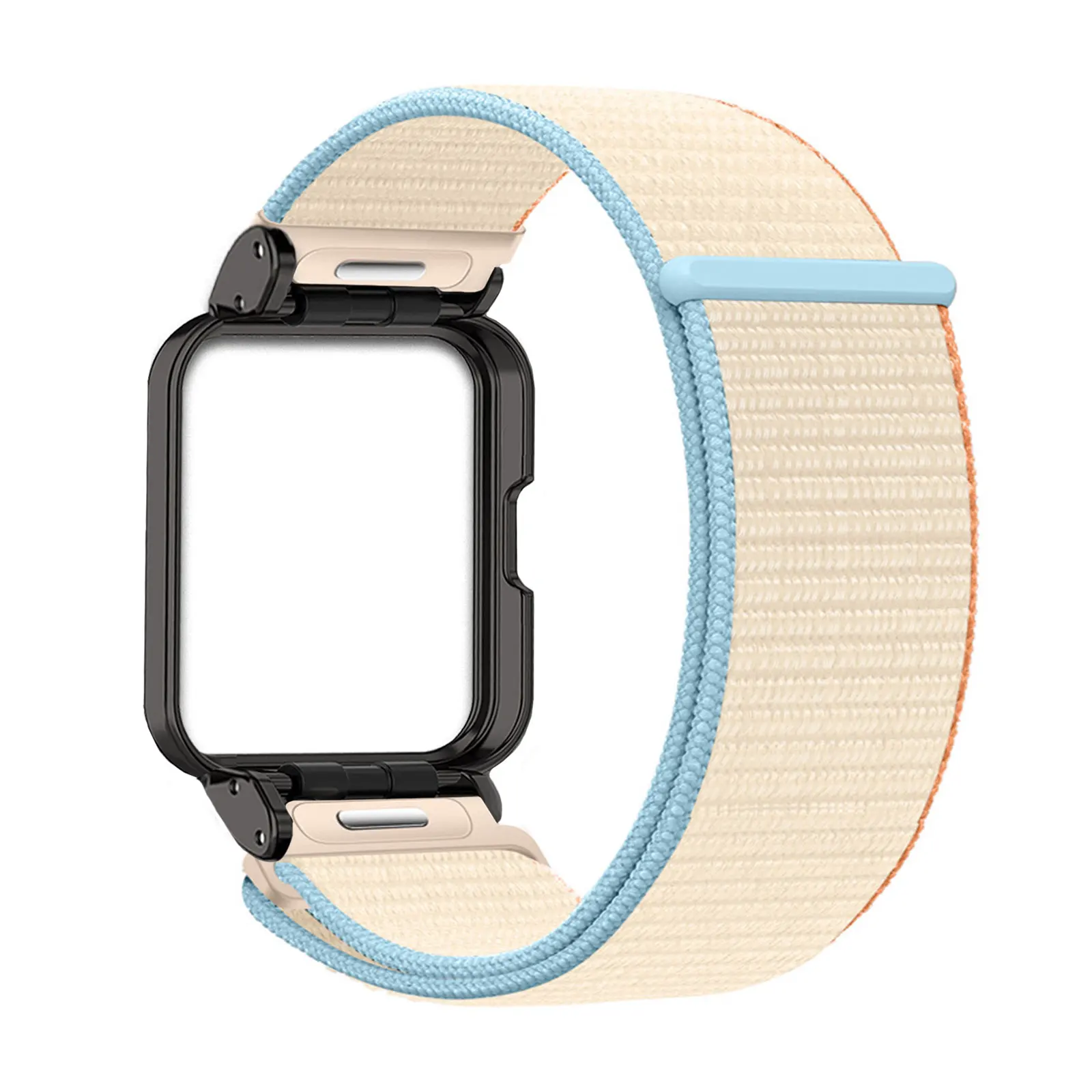 Nylon Bands for Xiaomi Mi Watch Lite/Redmi Watch with Velcro and Snap fastener