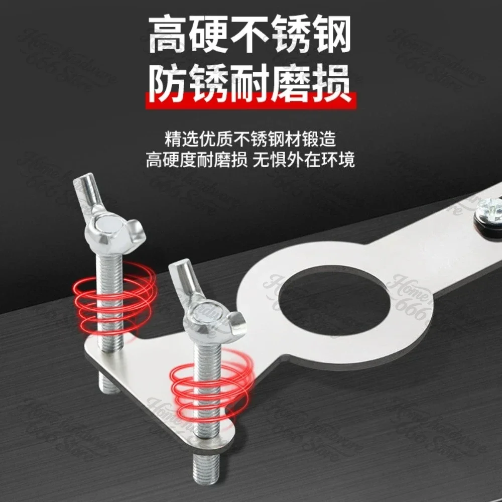 Shower Positioner Shower Hot and Cold Water Pipe Holder Mixing Valve Installation Leveling 4-point Double Bracket Level