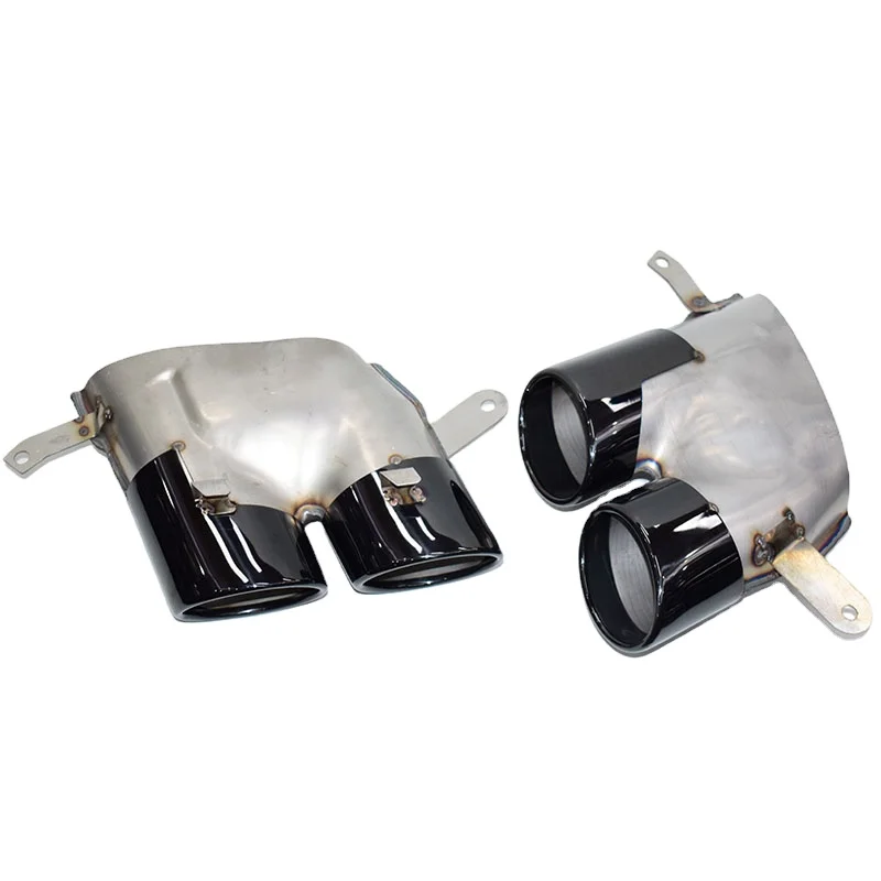 Upgrade 16-18 For Audi A6 A7 Stainless Steel Car Rear Exhaust Pipe Muffler Tip Tailpipe S6 S7 FStainless For Optimal Performance