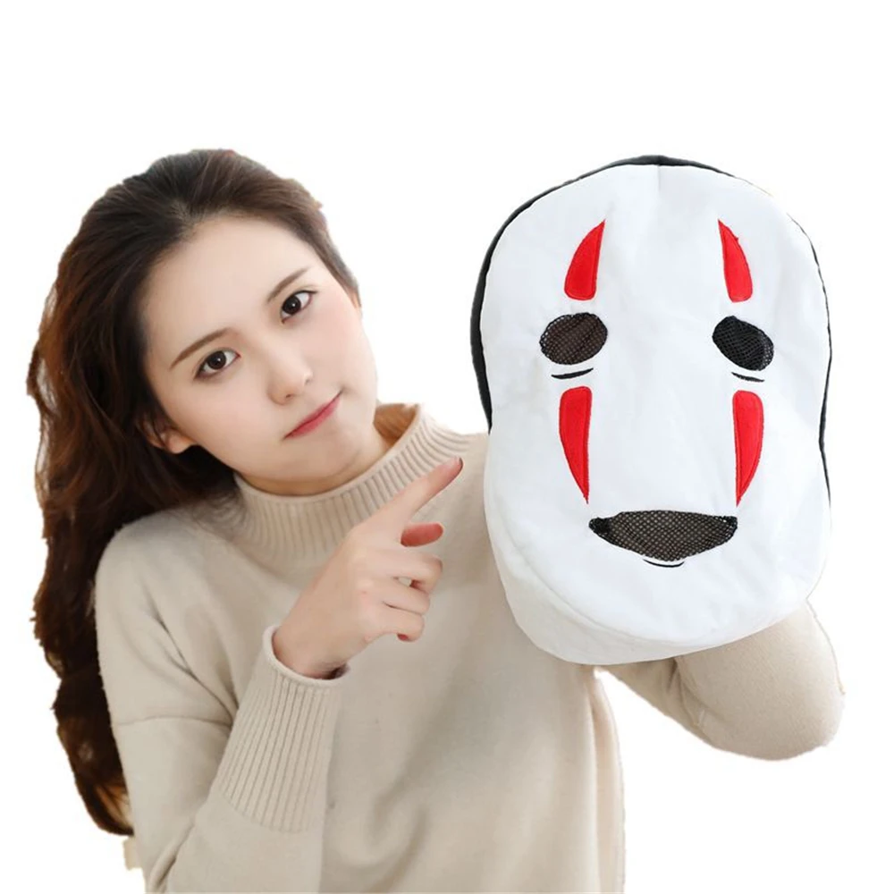 

Anime Couples Costume Robe Men's Faceless Halloween Hat Cosplay Costume Accessories Plush Props Cartoon Adult Unisex Cap No Face