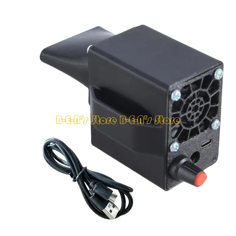 

Y1AD Small 12V Electric BBQ Blower Fan with Variable Speed Controller Barbecue Cooking Fan Air Blower for Camping