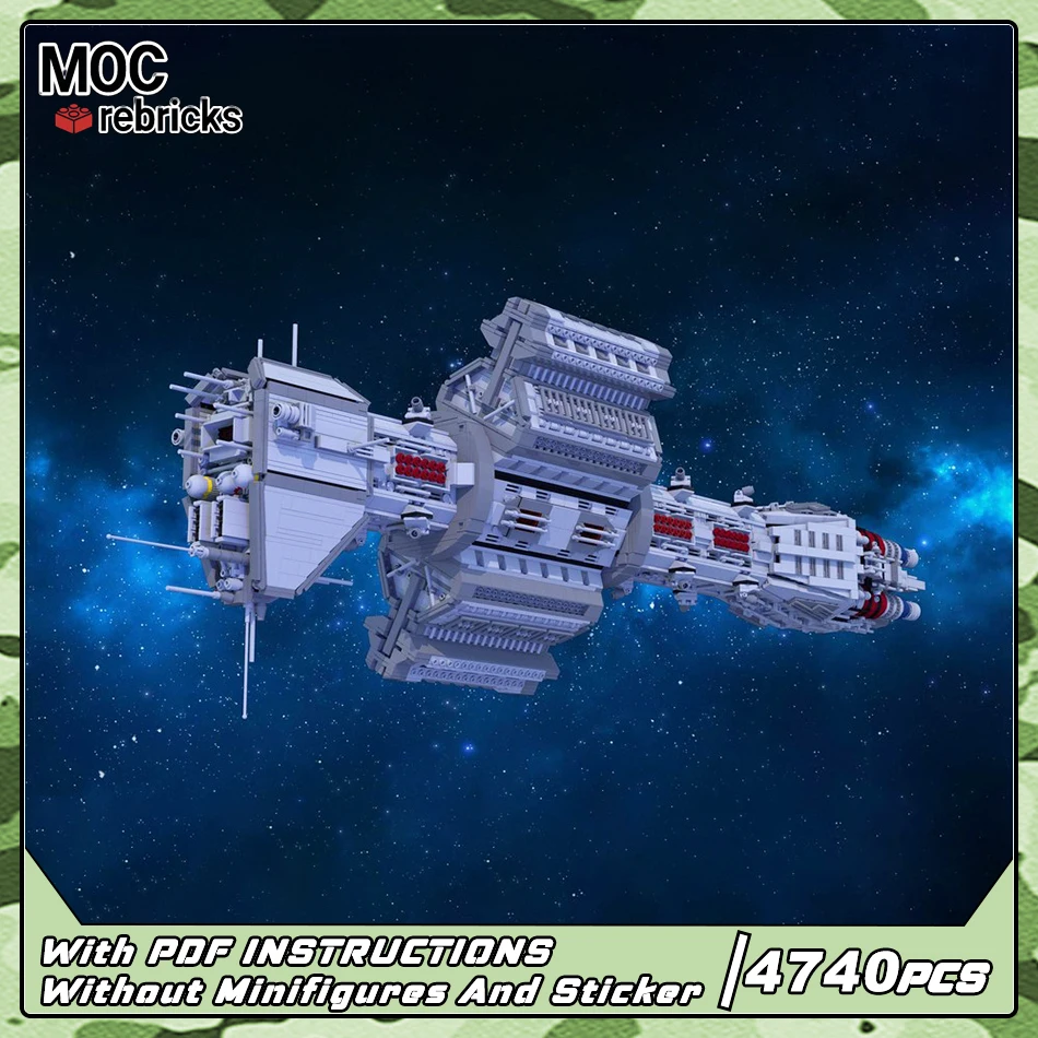 

MOC Space War Series Agamemnon Heavy Fire Weapon Building Block Модель Креативные детские игрушки «сделай сам» Хобби Праздничные подарки