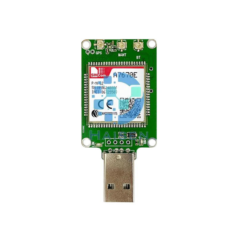 HAISEN SIMCOM A7670E USB Dongle A7670E-Dongle A7670E Core Board LTE LTE CAT1+2G+GPS A7670