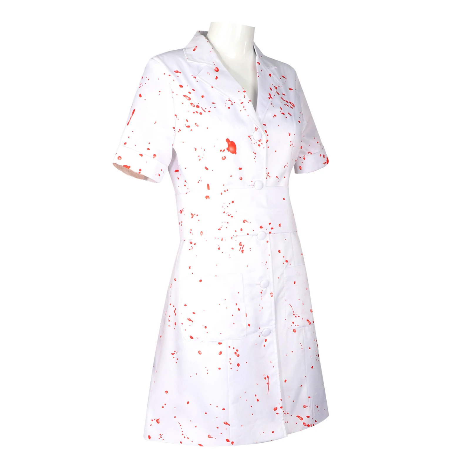 Fantasia de enfermeira Silent Hill feminina cabeça de bolha vestido de enfermeira zumbi uniforme roupas de Halloween