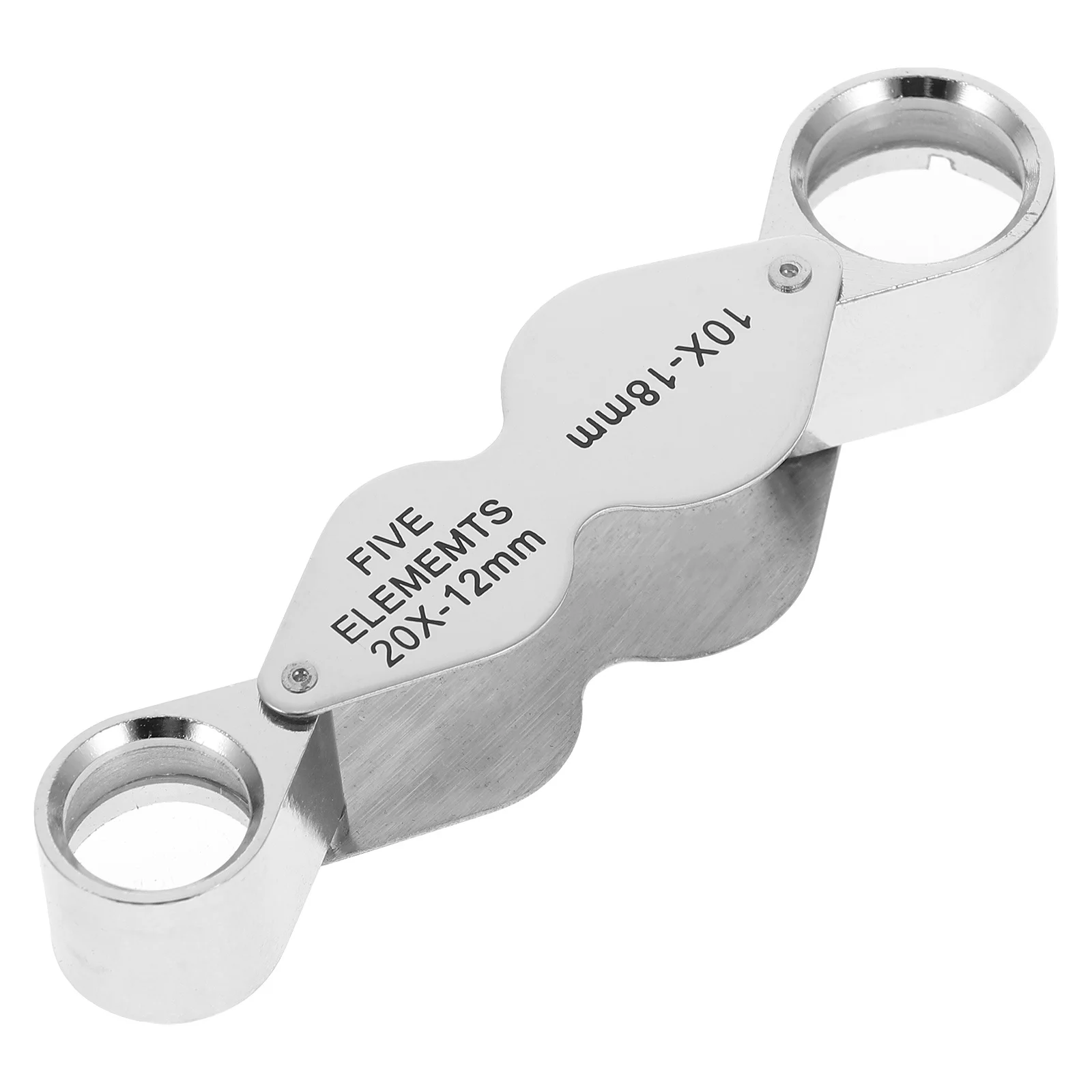 

Optical Glass 10x 20x Pocket Jewelry Loupe Magnifier for Clear Inspection of Gemstones Watches Textiles Jewelry Microscope