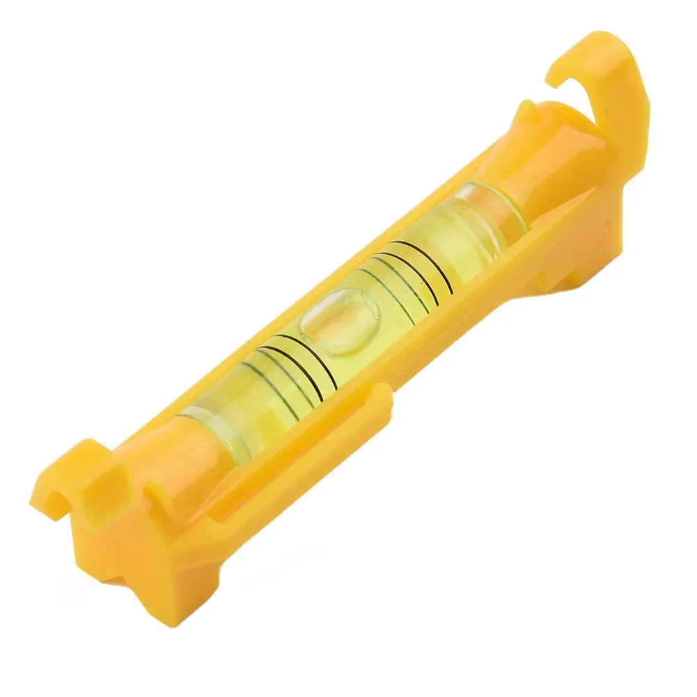 2pcs Horizontal Bubbles 75x12 5mm Yellow Hanging Wire Cascade Mini level Orange Wire level Tools Acrylic plastic