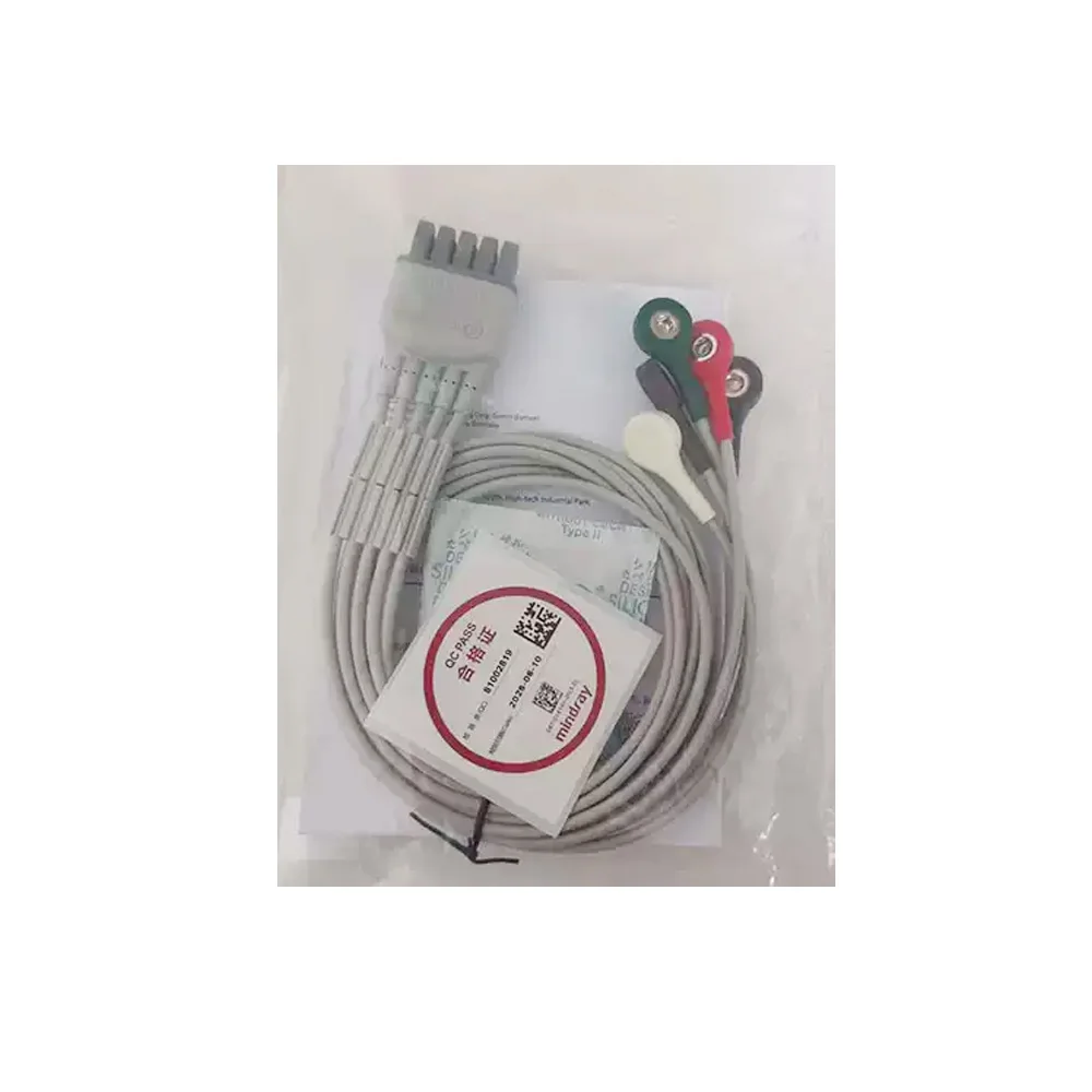 Mindray EL6801B ECG Leadset 12-lead Limb Cable AHA Snap Type 0010-30-42906 ECG Cable