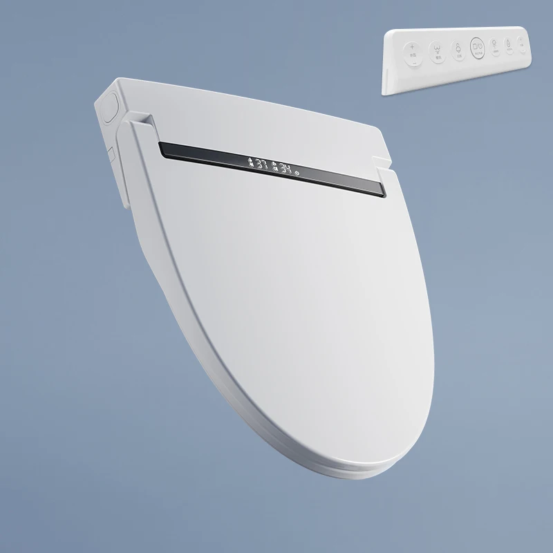 

New Electronic Smart Intelligent Toilet Lid Adapt To Various Types Automatic Toilet Cover Smart Remote Bidet Toilet Seat