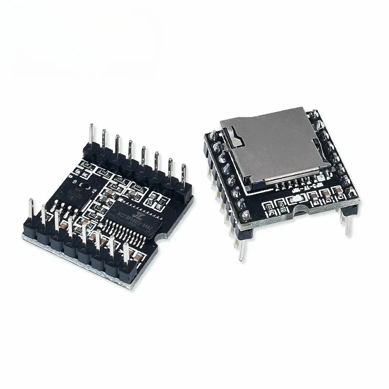10pcs DFPlayer Mini MP3 Player Module MP3 Voice Decode Board Supporting TF Card U-Disk IO/Serial Port/AD MP3-TF-16P For arduino