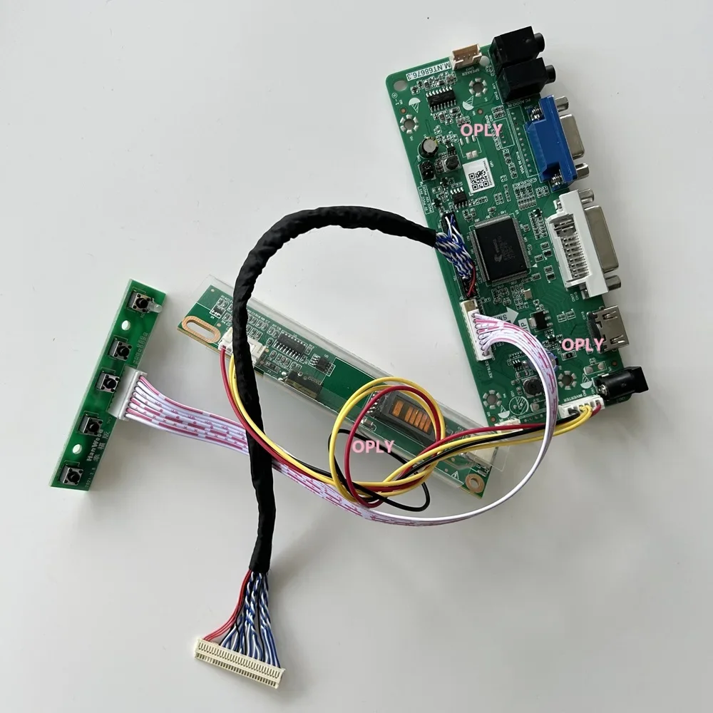 

Плата контроллера HDMI-совместимый DVI VGA для LTN170BT07-G01 LTN170BT08 1440X900 ЖК-панель экран монитора DIY дисплей 17 дюймов