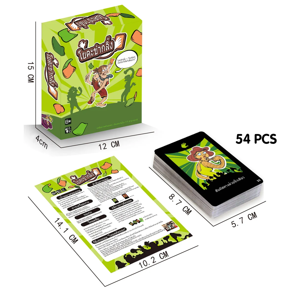 jogo-de-cartas-de-tabuleiro-versao-tailandesa-jogo-de-mesa-engracado-para-festa-de-yoga-jogo-de-cartas-em-lingua-tailandesa