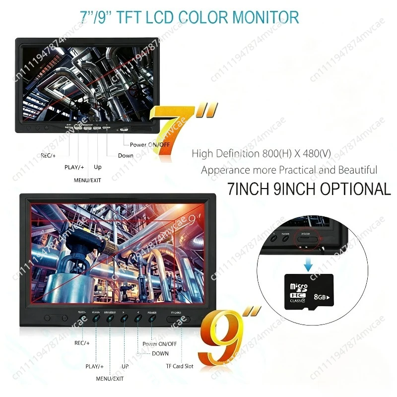 9 TFT LCD Color Monitor Endoscope Camera IP68 Waterproof Level Replacement Parts accessories Only Fit WP90 Series