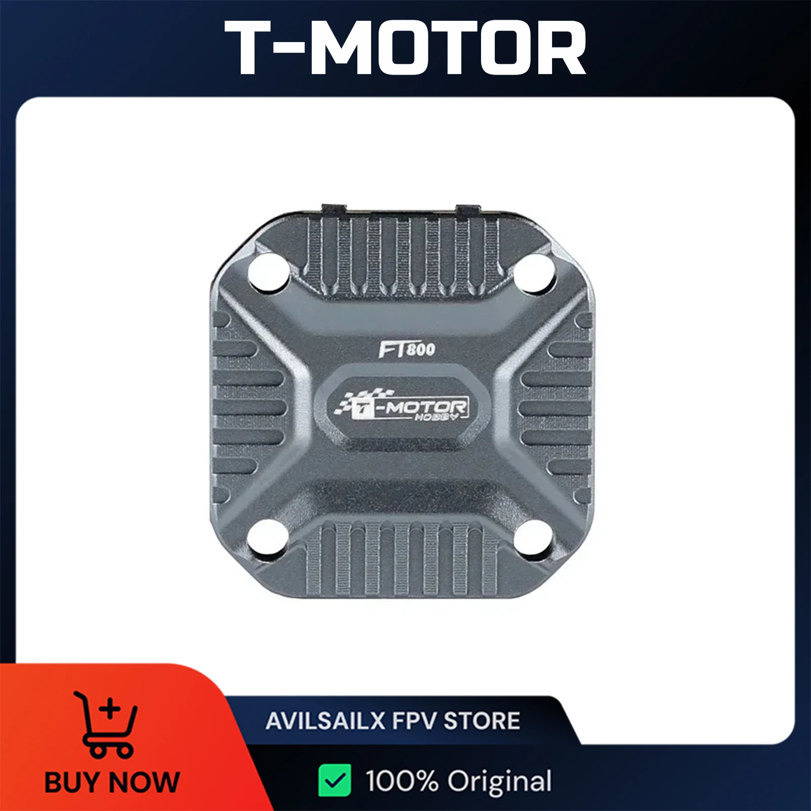 

T-MOTOR Новый FT800 VTX 5,8G 48CH Передача видео 20X20 мм 2,1 Высокая мощность Выход 7-36 В Аксессуары для дронов