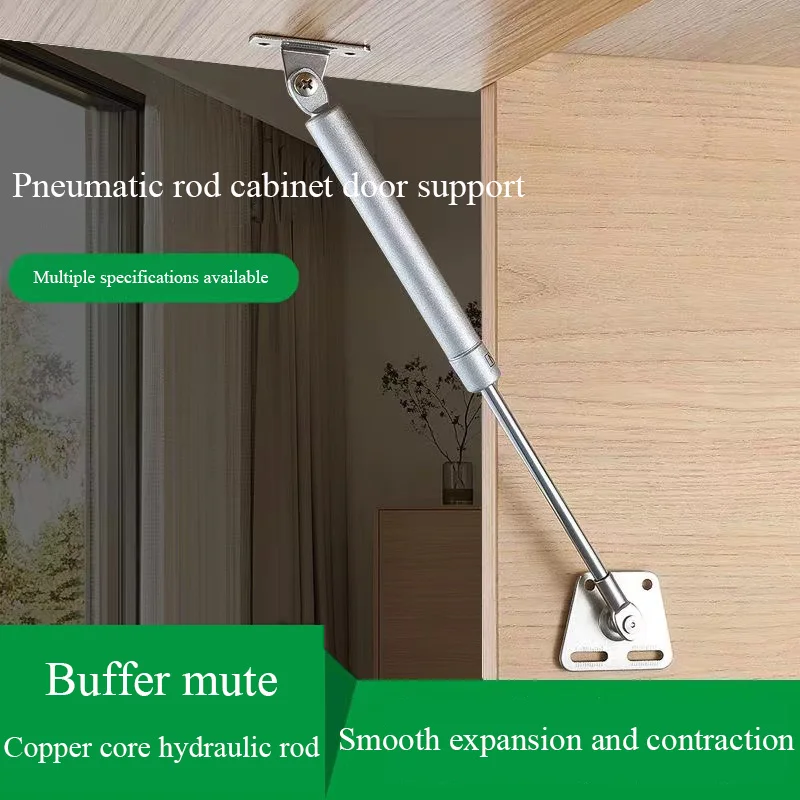 

Hydraulic Gas Strut Copper Force Door Lift Support Gas Hydraulic Spring Hinge Cabinet Door Kitchen Cupboard Hinge 6/8/10/15kg