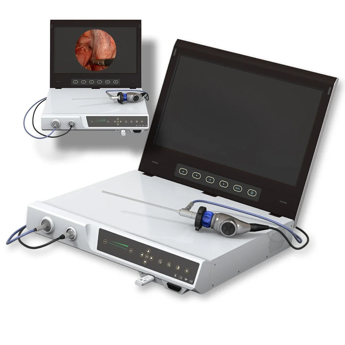 

1080P Full HD Portable ENT Endoscopy Imaging System YKD-9101 All-in-one Medical Laparoscopy Endoscope Camera System Set