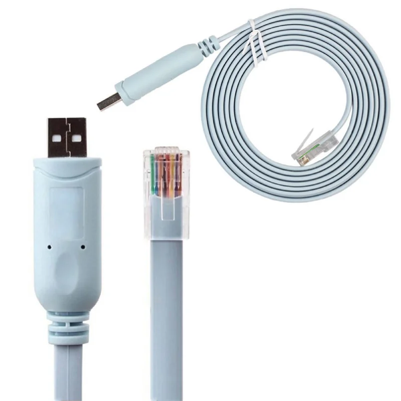 1.8m usb rs232からrj45コンソールfortinetルーターftdiコンソール