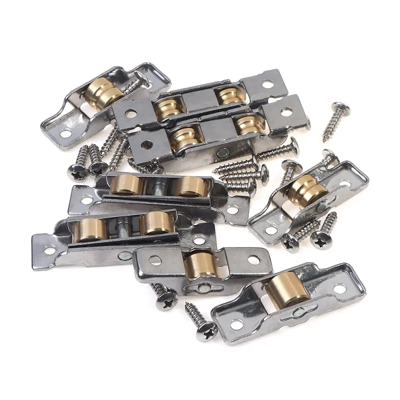 1PCS Sliding Door Wheels Rollers Heavy Mute Stainless Steel Window Sliding Door Bearing Rollers Furniture Hardware