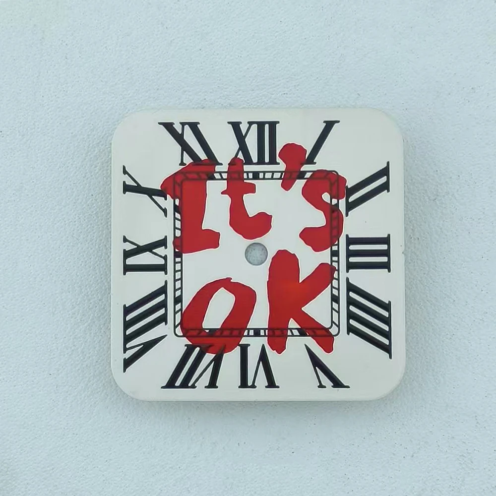NH35 dial 27mm men's watch dial printed dial OK dial time is money dial suitable for NH35 movement watch accessories