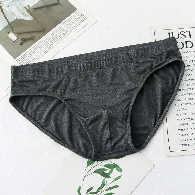 Slip respirant pour homme, sous-vêtement Sexy