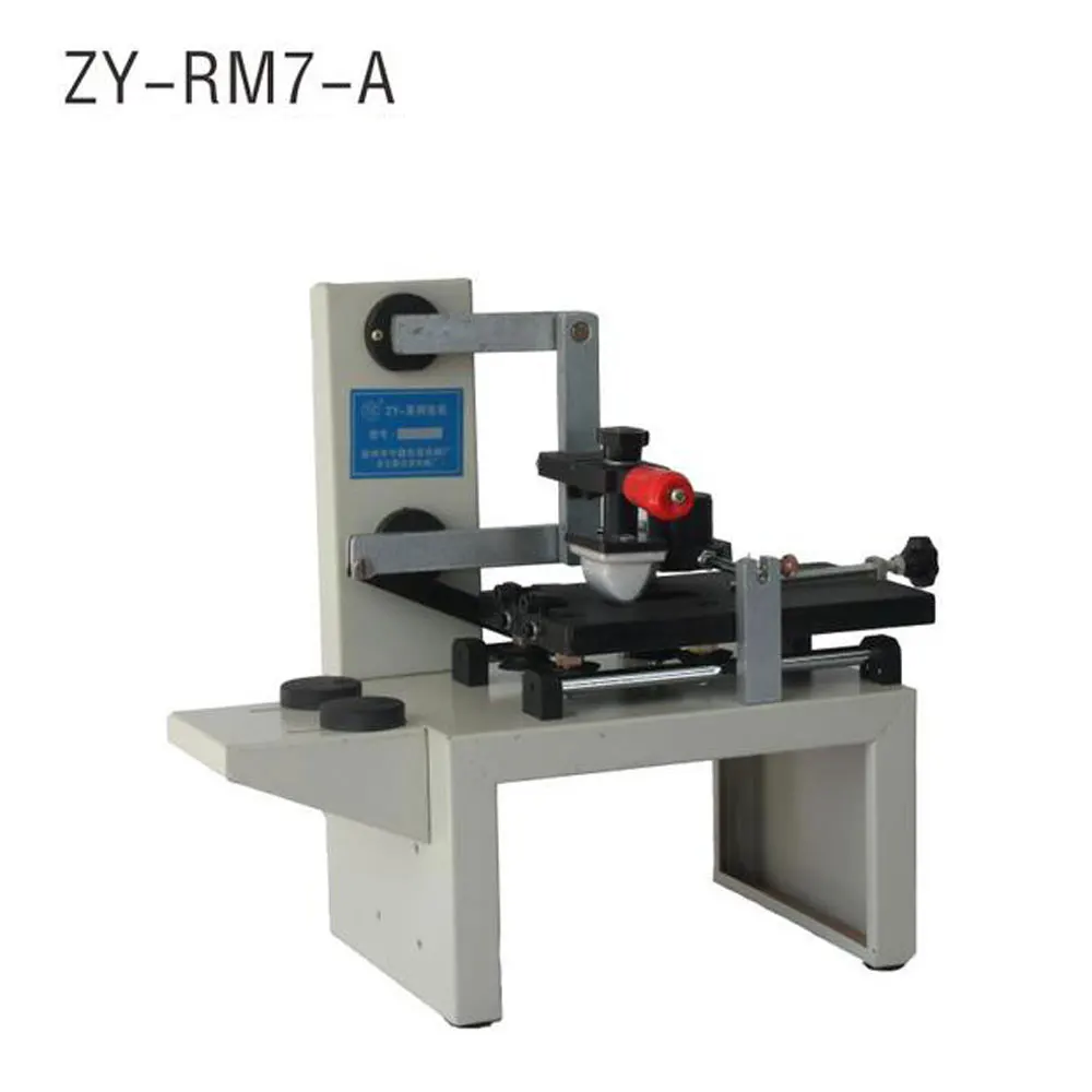 ZY-HMY7 Ink Printing Machine Manual Printer Fully Mechanical Commercial Label Printer Small Inkjet Printer