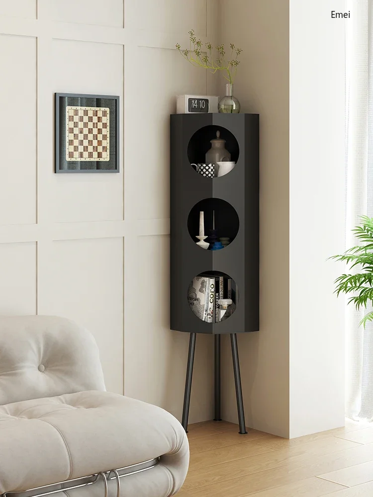 

Light Luxury and Simplicity Corner Bookcase Corner Corner Cabinet Modern Creative Storage Rack Shelf