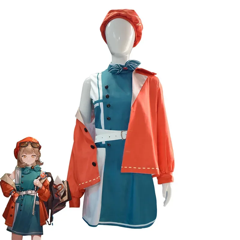 Juego Reverse 1999 uniforme de Cosplay Regulus peluca vestido abrigo sombrero gafas Halloween Navidad disfraz para mujeres jk;6