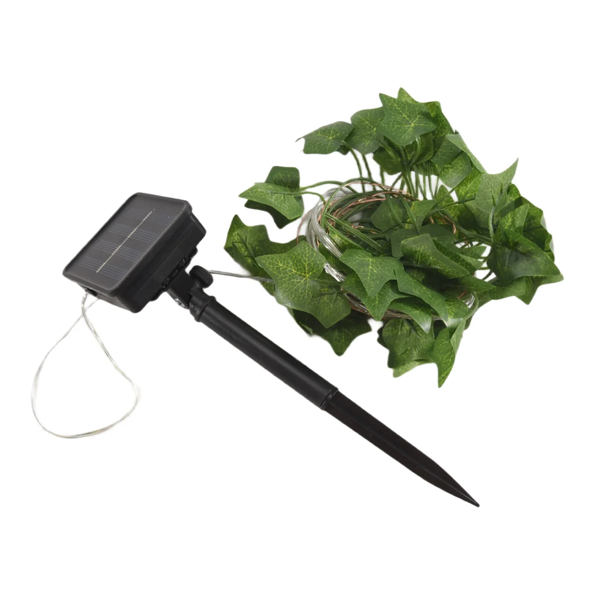 ABJS Солнечные фонари Кленовый лист Гирлянды Водонепроницаемая уличная гирлянда Солнечная лампа Рождество для украшения сада-2M 20LED