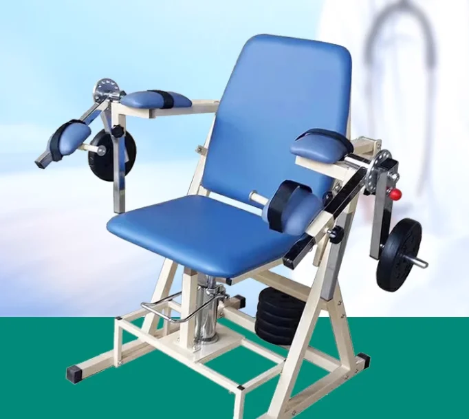 Elbow traction training chair Adjustable upper limb traction chair Bending and extension rehabilitation equipment