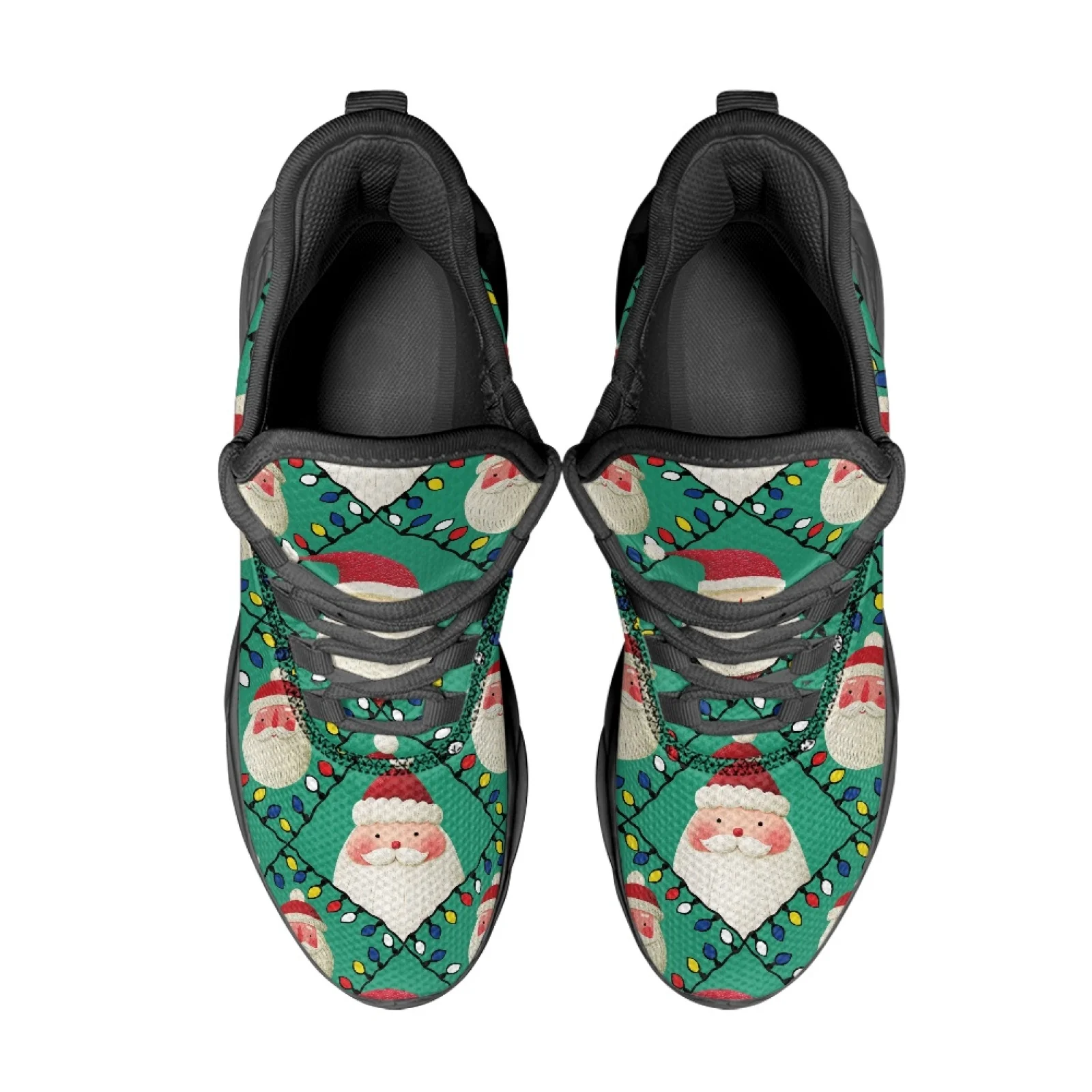 PENSTROLL Santa Face Non Slip Sports Shoes for Teens Mesh & EVA Mesh Sneakers Running Shoes