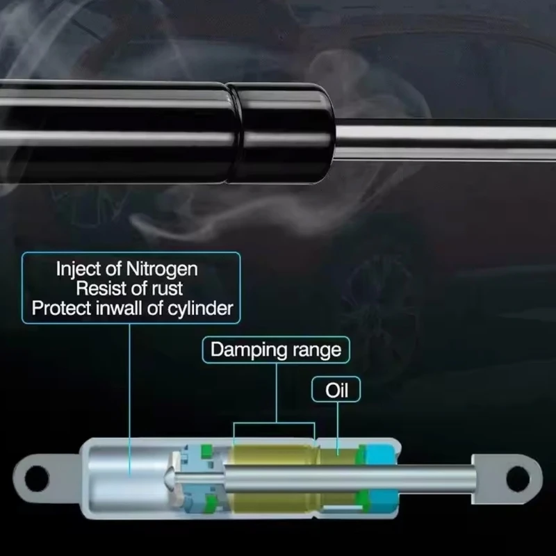 A2UC Automotive Liftgate Support Struts With Concave Oil Seal Technology for E85 E86 Enhancing Load Capacity 8196144 9913VD