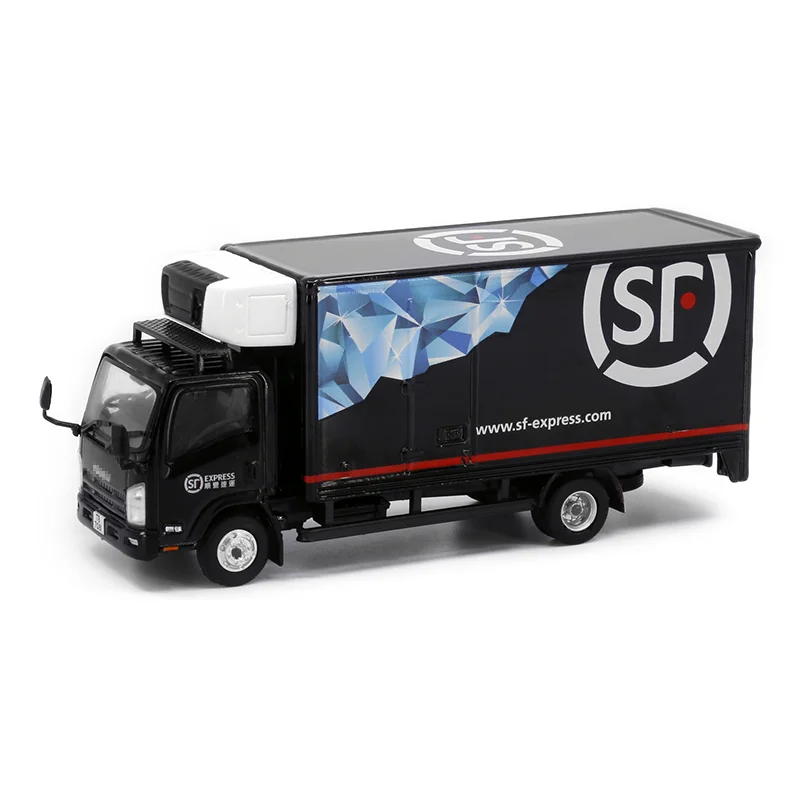 Tiny 1:64 Isu-zu N Series SF Express Free-zer Truck NO.85 Alloy Simulation Model Car