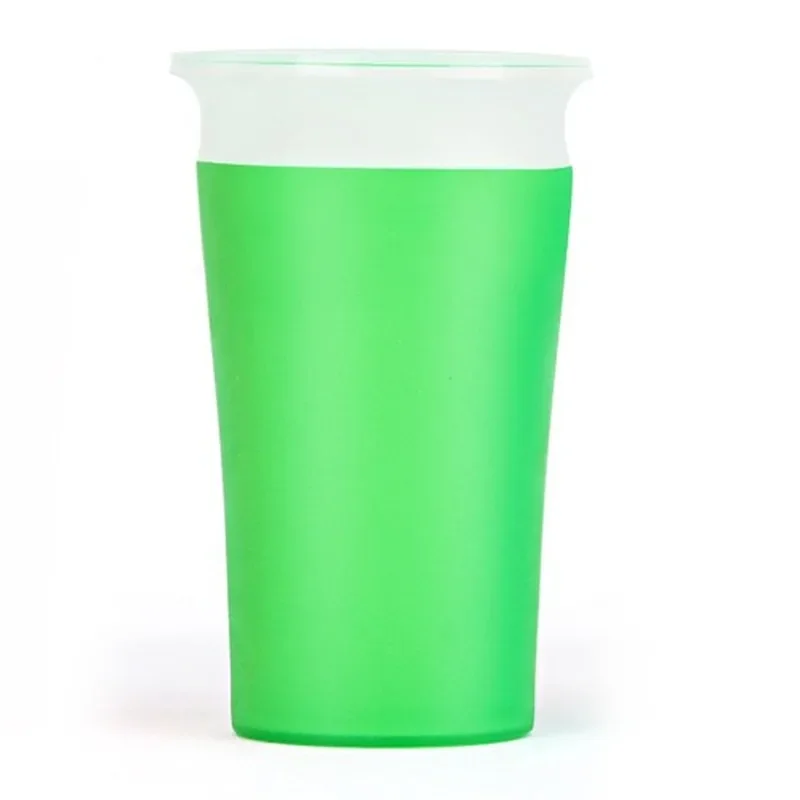 Taza mágica para bebé, vaso de aprendizaje para beber, a prueba de fugas, botella de agua para niños, 270ML