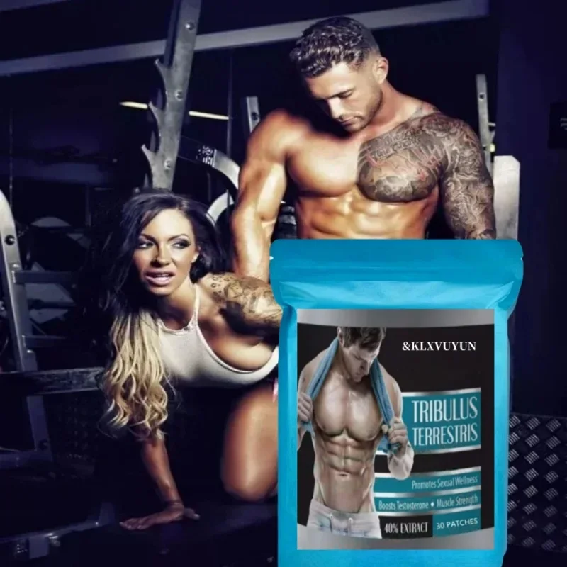 Patch d'extrait Tribulus Terrestris - Booster de testostérone -1 sacs 32 patchs Fourniture de 1 mois