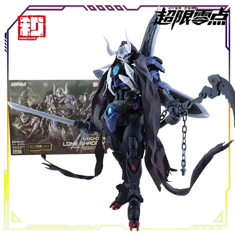 스팟 공급 HEMOXIAN Original over zero 시리즈 Solitary Shadow \ Kit 애니메이션 액션 피규어 조립 모델 장난감 소년을위한 모델 선물