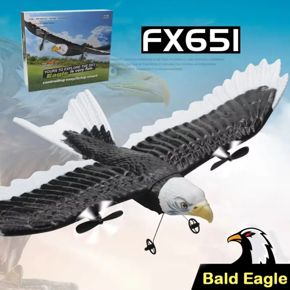 EPP Foam RC Eagle Aircraft Fighter Rechargeable 2.4G Stunt Eagle RC Flying Toys Portable Durable Remote Control Foam Fighter