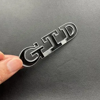 3D kovová písmena GTD s písmeny na zadní stranu kufru auta, emblém pro Volkswagen VW Golf 7 6 5 4 GTI, nálepka MK2 MK4 MK5 MK6 MK7, příslušenství 8 nejlepší prodej Emblém VW Golf MK2 - №3