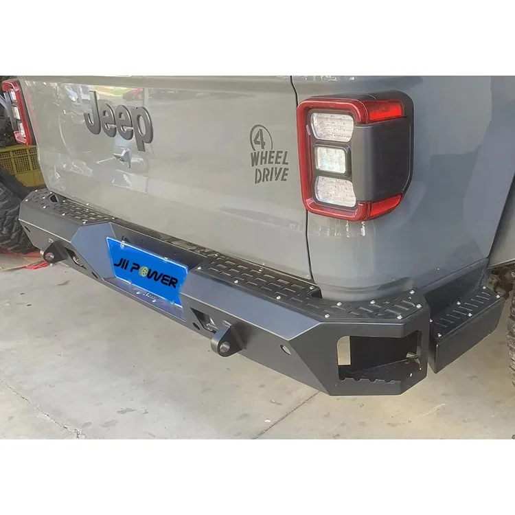 

Изготовленный на заказ стальной задний бампер со ступеньками для грузовика Gladiator JT 2021 2022 2023
