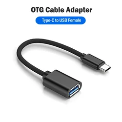 USB Type-C OTG Adapter Cable for Xiaomi 12T 13T 13 14 Pro Redmi Note 11 12 13 Pro Poco F5 X6 Pro USBC OTG Cable Converter