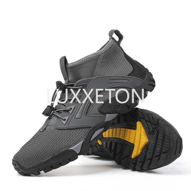 Men Breathable Vulcanized Shoes 2024 Summer Leisure Mesh Breathable Men Anti Slip and Water Wading Outdoor Sports Shoes