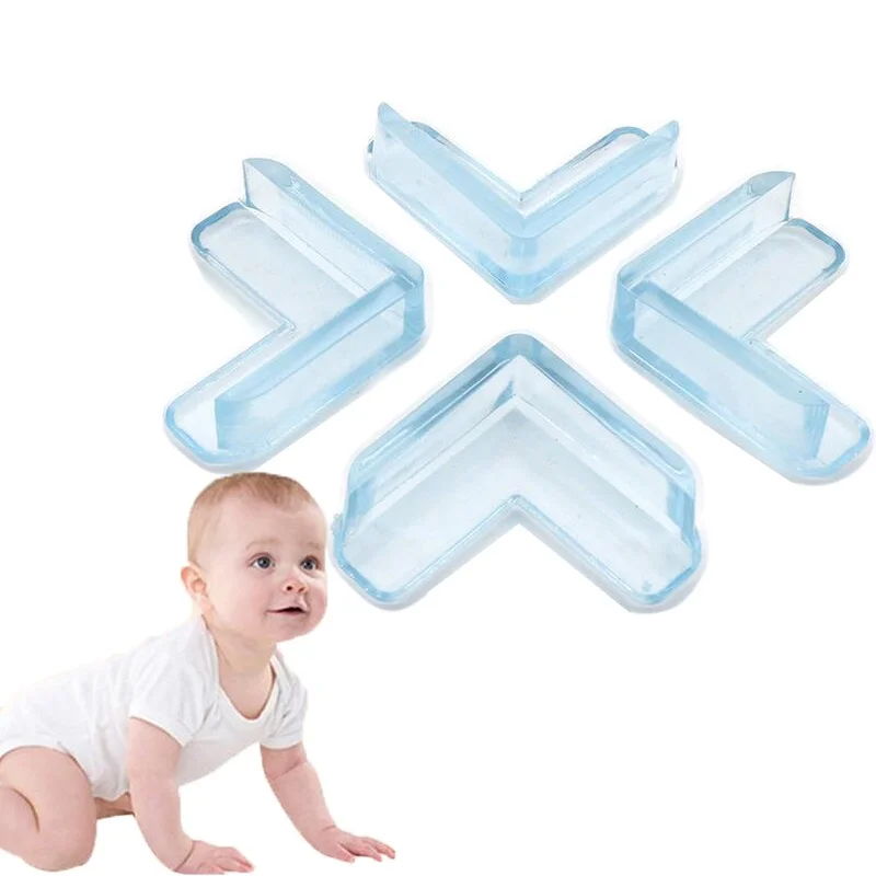 1pcs Baby Safety Corner Transparent Anti-Collision Angle Guard Edge Protection Cover Children Safe For Desk Table NS